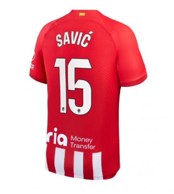 Atletico Madrid Stefan Savic #15 Kotipaita 2023-24 Lyhyet Hihat