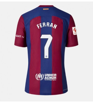 Barcelona Ferran Torres #7 Kotipaita Naisten 2023-24 Lyhyet Hihat