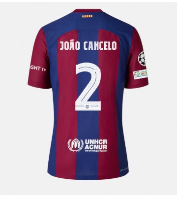 Barcelona Joao Cancelo #2 Kotipaita 2023-24 Lyhyet Hihat