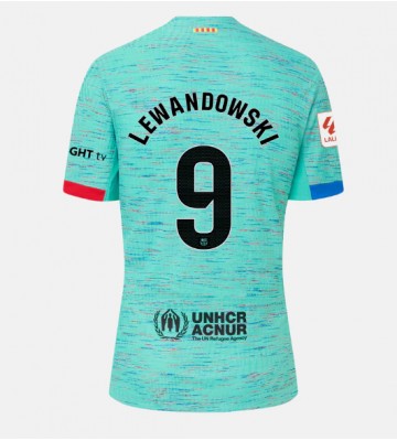 Barcelona Robert Lewandowski #9 Kolmaspaita 2023-24 Lyhyet Hihat