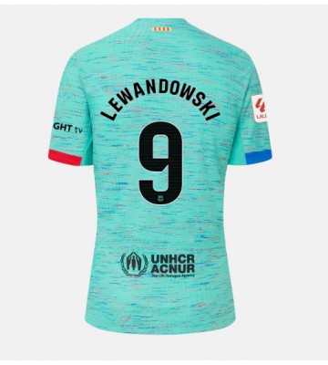 Barcelona Robert Lewandowski #9 Kolmaspaita Naisten 2023-24 Lyhyet Hihat