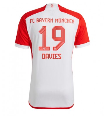 Bayern Munich Alphonso Davies #19 Kotipaita 2023-24 Lyhyet Hihat