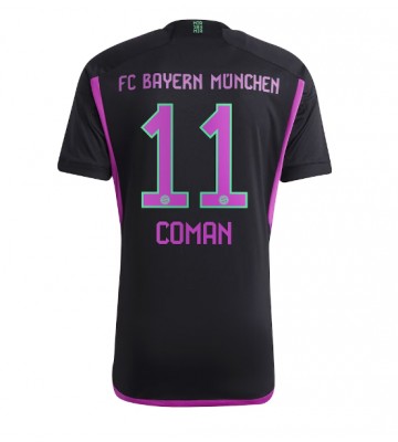 Bayern Munich Kingsley Coman #11 Vieraspaita 2023-24 Lyhyet Hihat