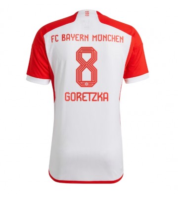 Bayern Munich Leon Goretzka #8 Kotipaita 2023-24 Lyhyet Hihat