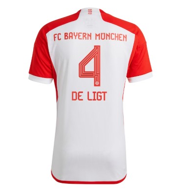 Bayern Munich Matthijs de Ligt #4 Kotipaita 2023-24 Lyhyet Hihat