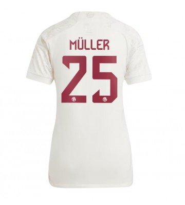 Bayern Munich Thomas Muller #25 Kolmaspaita Naisten 2023-24 Lyhyet Hihat