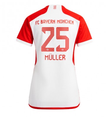 Bayern Munich Thomas Muller #25 Kotipaita Naisten 2023-24 Lyhyet Hihat