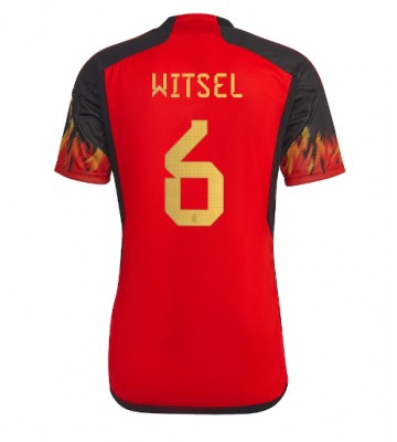 Belgia Axel Witsel #6 Kotipaita EM-Kisat 2020 Lyhyet Hihat