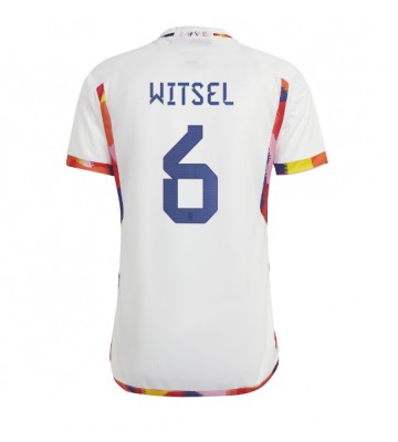 Belgia Axel Witsel #6 Vieraspaita EM-Kisat 2020 Lyhyet Hihat