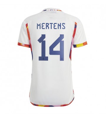 Belgia Dries Mertens #14 Vieraspaita EM-Kisat 2020 Lyhyet Hihat