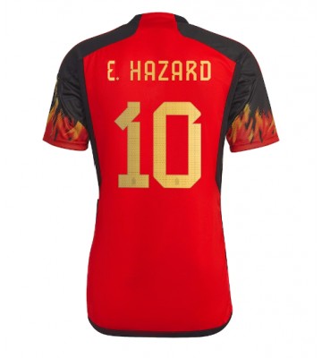 Belgia Eden Hazard #10 Kotipaita EM-Kisat 2020 Lyhyet Hihat