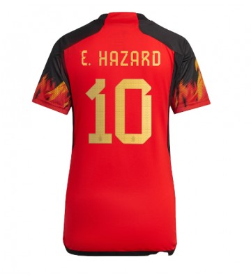 Belgia Eden Hazard #10 Kotipaita Naisten EM-Kisat 2020 Lyhyet Hihat