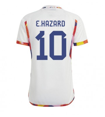 Belgia Eden Hazard #10 Vieraspaita EM-Kisat 2020 Lyhyet Hihat