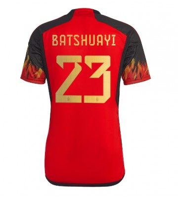 Belgia Michy Batshuayi #23 Kotipaita EM-Kisat 2020 Lyhyet Hihat