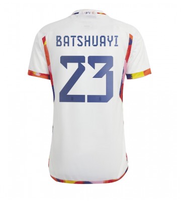 Belgia Michy Batshuayi #23 Vieraspaita EM-Kisat 2020 Lyhyet Hihat