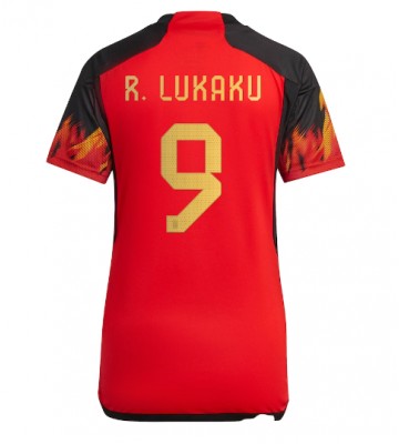 Belgia Romelu Lukaku #9 Kotipaita Naisten EM-Kisat 2020 Lyhyet Hihat