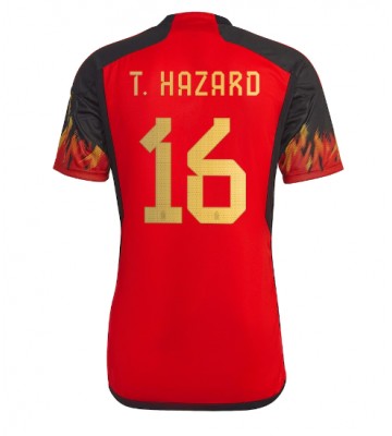 Belgia Thorgan Hazard #16 Kotipaita EM-Kisat 2020 Lyhyet Hihat