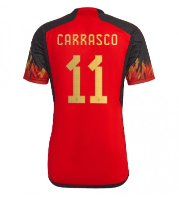 Belgia Yannick Carrasco #11 Kotipaita EM-Kisat 2020 Lyhyet Hihat