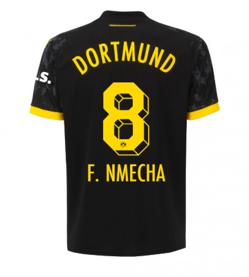 Borussia Dortmund Felix Nmecha #8 Vieraspaita 2023-24 Lyhyet Hihat