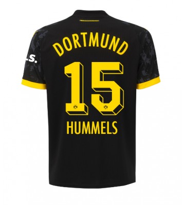 Borussia Dortmund Mats Hummels #15 Vieraspaita Naisten 2023-24 Lyhyet Hihat