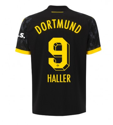 Borussia Dortmund Sebastien Haller #9 Vieraspaita 2023-24 Lyhyet Hihat