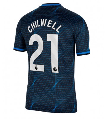 Chelsea Ben Chilwell #21 Vieraspaita 2023-24 Lyhyet Hihat