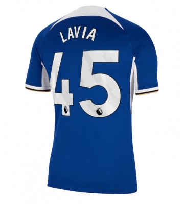 Chelsea Romeo Lavia #45 Kotipaita 2023-24 Lyhyet Hihat