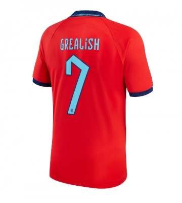 Englanti Jack Grealish #7 Vieraspaita EM-Kisat 2020 Lyhyet Hihat