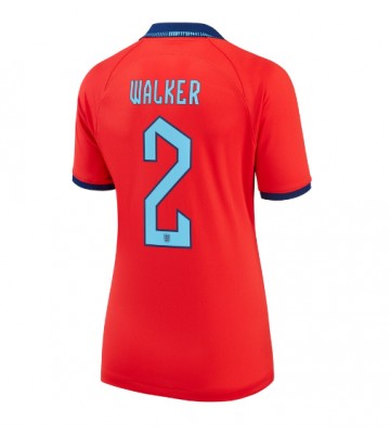 Englanti Kyle Walker #2 Vieraspaita Naisten EM-Kisat 2020 Lyhyet Hihat