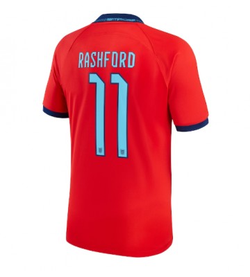 Englanti Marcus Rashford #11 Vieraspaita EM-Kisat 2020 Lyhyet Hihat