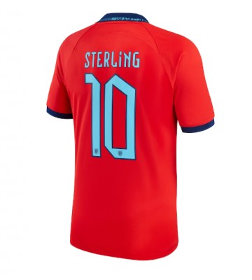 Englanti Raheem Sterling #10 Vieraspaita EM-Kisat 2020 Lyhyet Hihat