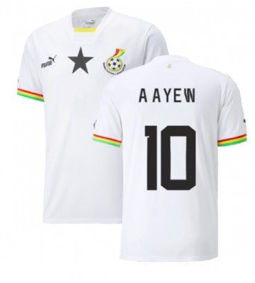 Ghana Andre Ayew #10 Kotipaita EM-Kisat 2020 Lyhyet Hihat