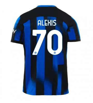 Inter Milan Alexis Sanchez #70 Kotipaita 2023-24 Lyhyet Hihat