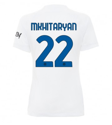 Inter Milan Henrikh Mkhitaryan #22 Vieraspaita Naisten 2023-24 Lyhyet Hihat