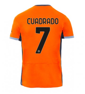 Inter Milan Juan Cuadrado #7 Kolmaspaita 2023-24 Lyhyet Hihat