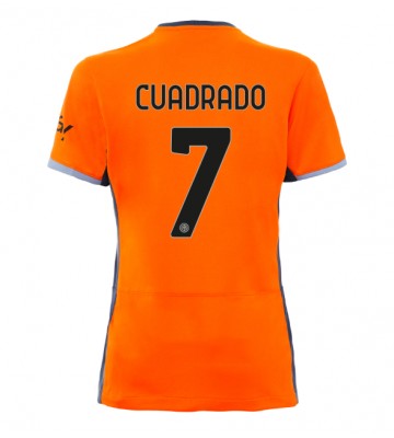 Inter Milan Juan Cuadrado #7 Kolmaspaita Naisten 2023-24 Lyhyet Hihat