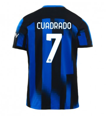 Inter Milan Juan Cuadrado #7 Kotipaita 2023-24 Lyhyet Hihat