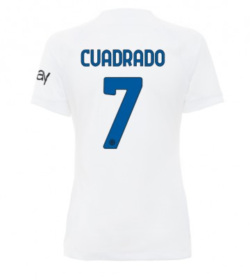 Inter Milan Juan Cuadrado #7 Vieraspaita Naisten 2023-24 Lyhyet Hihat