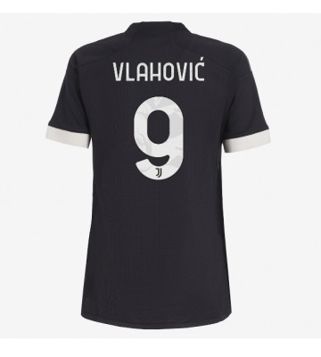 Juventus Dusan Vlahovic #9 Kolmaspaita Naisten 2023-24 Lyhyet Hihat