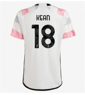 Juventus Moise Kean #18 Vieraspaita 2023-24 Lyhyet Hihat