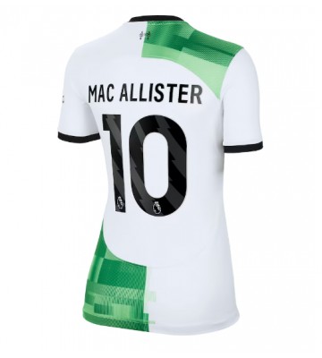 Liverpool Alexis Mac Allister #10 Vieraspaita Naisten 2023-24 Lyhyet Hihat