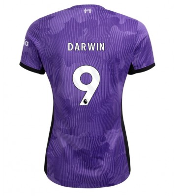 Liverpool Darwin Nunez #9 Kolmaspaita Naisten 2023-24 Lyhyet Hihat