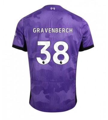 Liverpool Ryan Gravenberch #38 Kolmaspaita 2023-24 Lyhyet Hihat