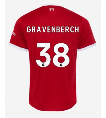 Liverpool Ryan Gravenberch #38 Kotipaita 2023-24 Lyhyet Hihat