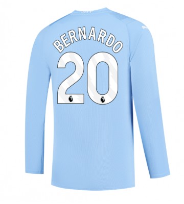 Manchester City Bernardo Silva #20 Kotipaita 2023-24 Pitkät Hihat