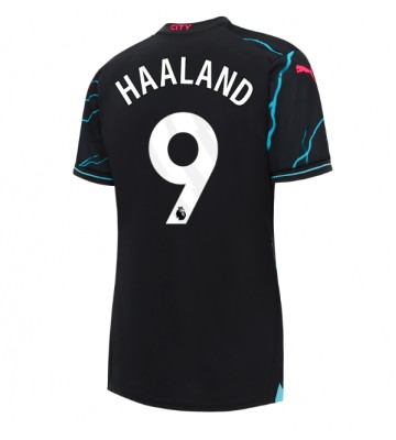 Manchester City Erling Haaland #9 Kolmaspaita Naisten 2023-24 Lyhyet Hihat