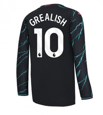 Manchester City Jack Grealish #10 Kolmaspaita 2023-24 Pitkät Hihat