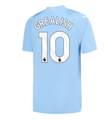 Manchester City Jack Grealish #10 Kotipaita 2023-24 Lyhyet Hihat
