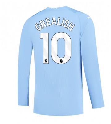 Manchester City Jack Grealish #10 Kotipaita 2023-24 Pitkät Hihat