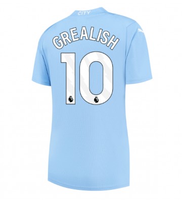 Manchester City Jack Grealish #10 Kotipaita Naisten 2023-24 Lyhyet Hihat